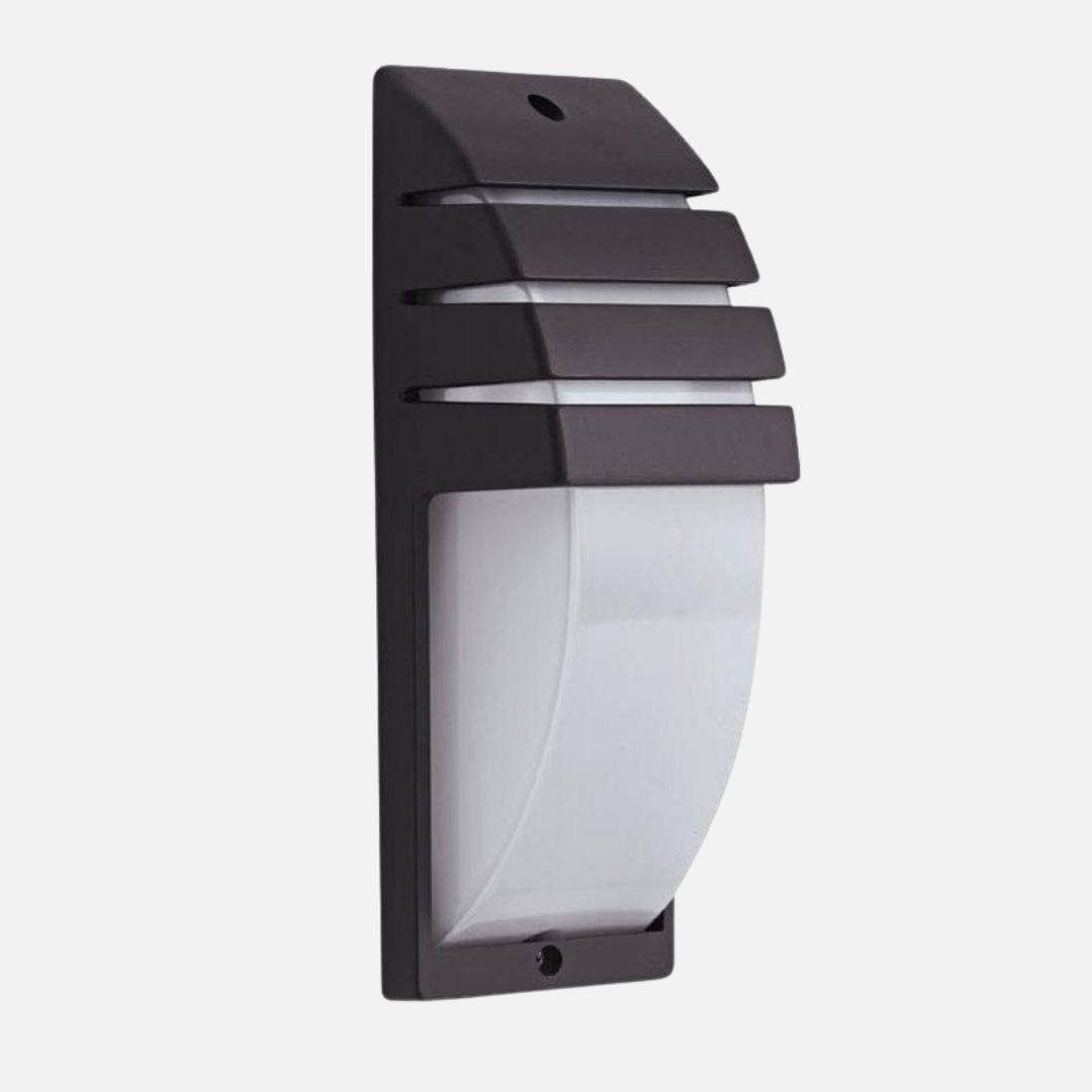 Outdoor Wall Light with 6W LED, Graphite Gray Aluminium Exterior Sconce