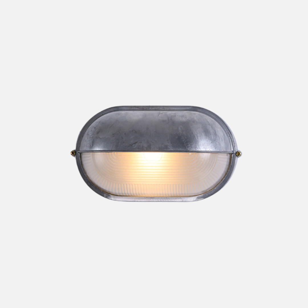 Modern Waterproof Outdoor Wall Sconce - Sleek Aluminum and Glass Design