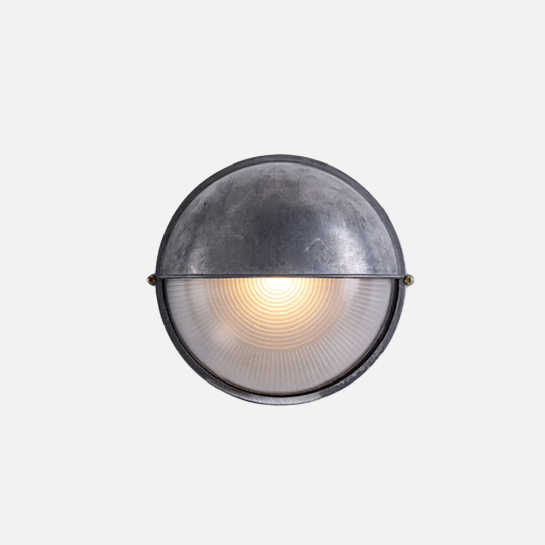 Modern Waterproof Outdoor Wall Sconce - Sleek Aluminum and Glass Design