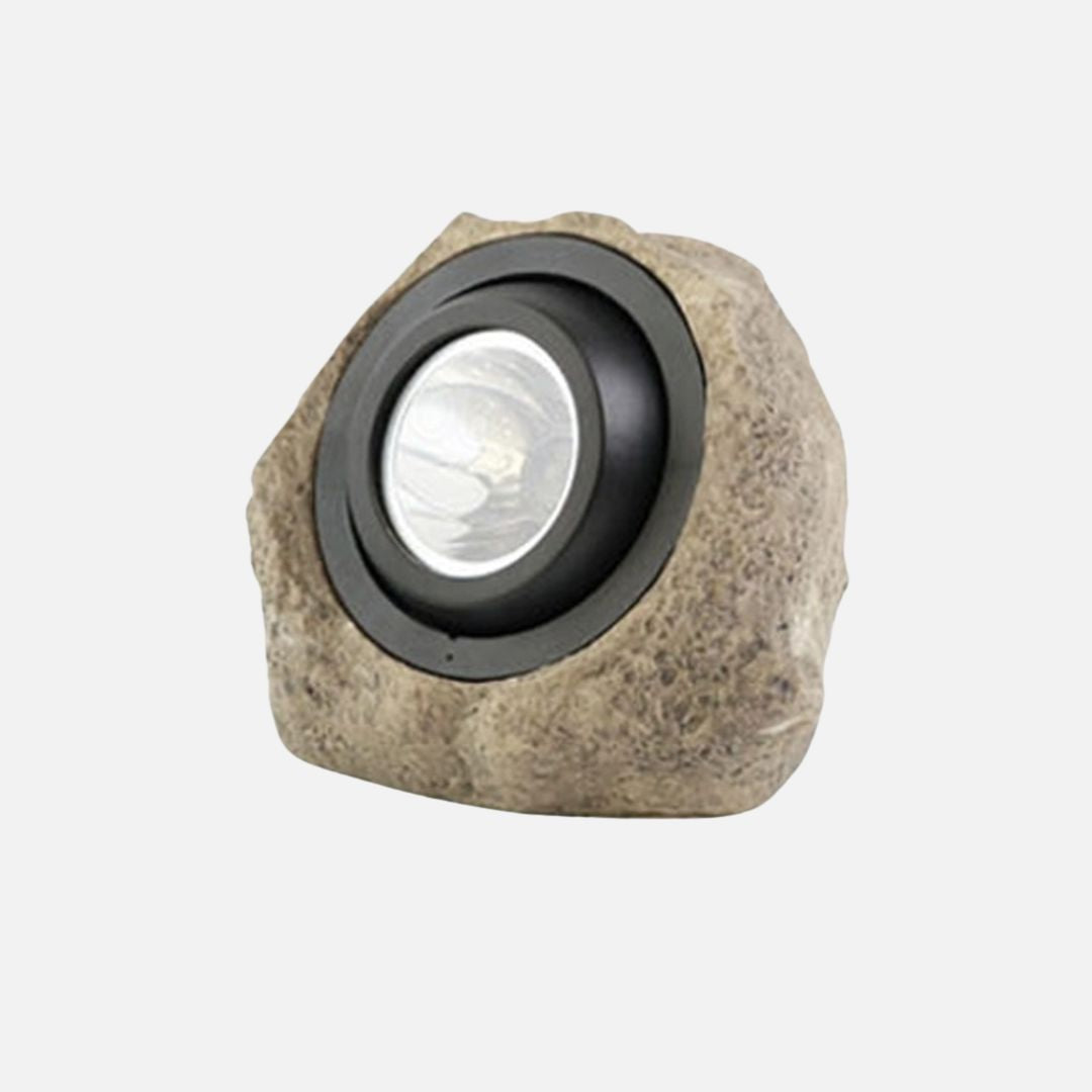 Solar Rock Light Outdoor LED Spotlight Waterproof IP65 – Warm White