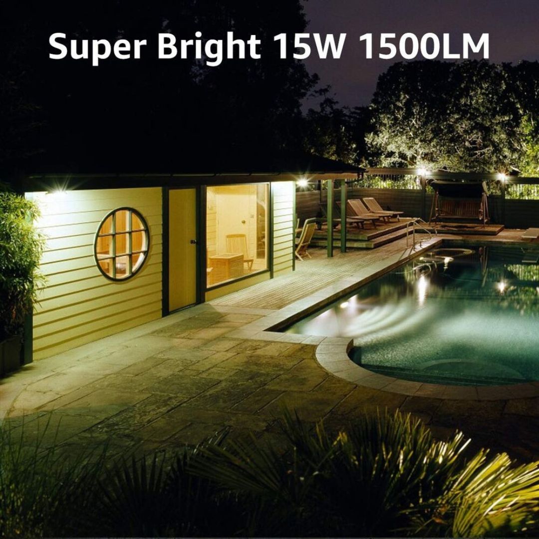 LED Flood Light Motion Sensor 15W/30W/50W 5000K Waterproof Outdoor