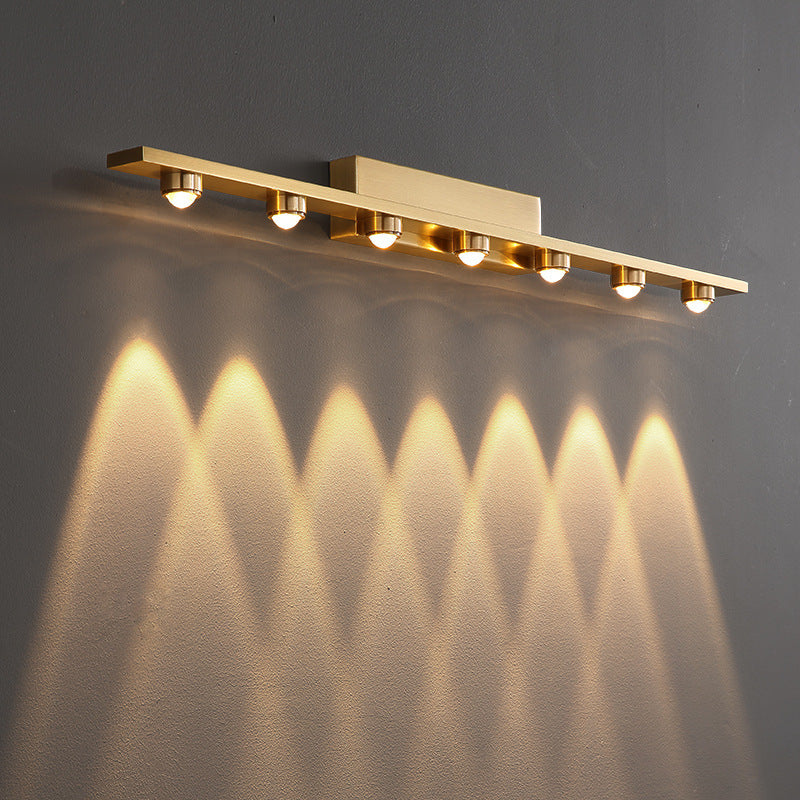 Elegant Bathroom Wall Light Sconce with Gold Finish – Frosted Acrylic Diffuser