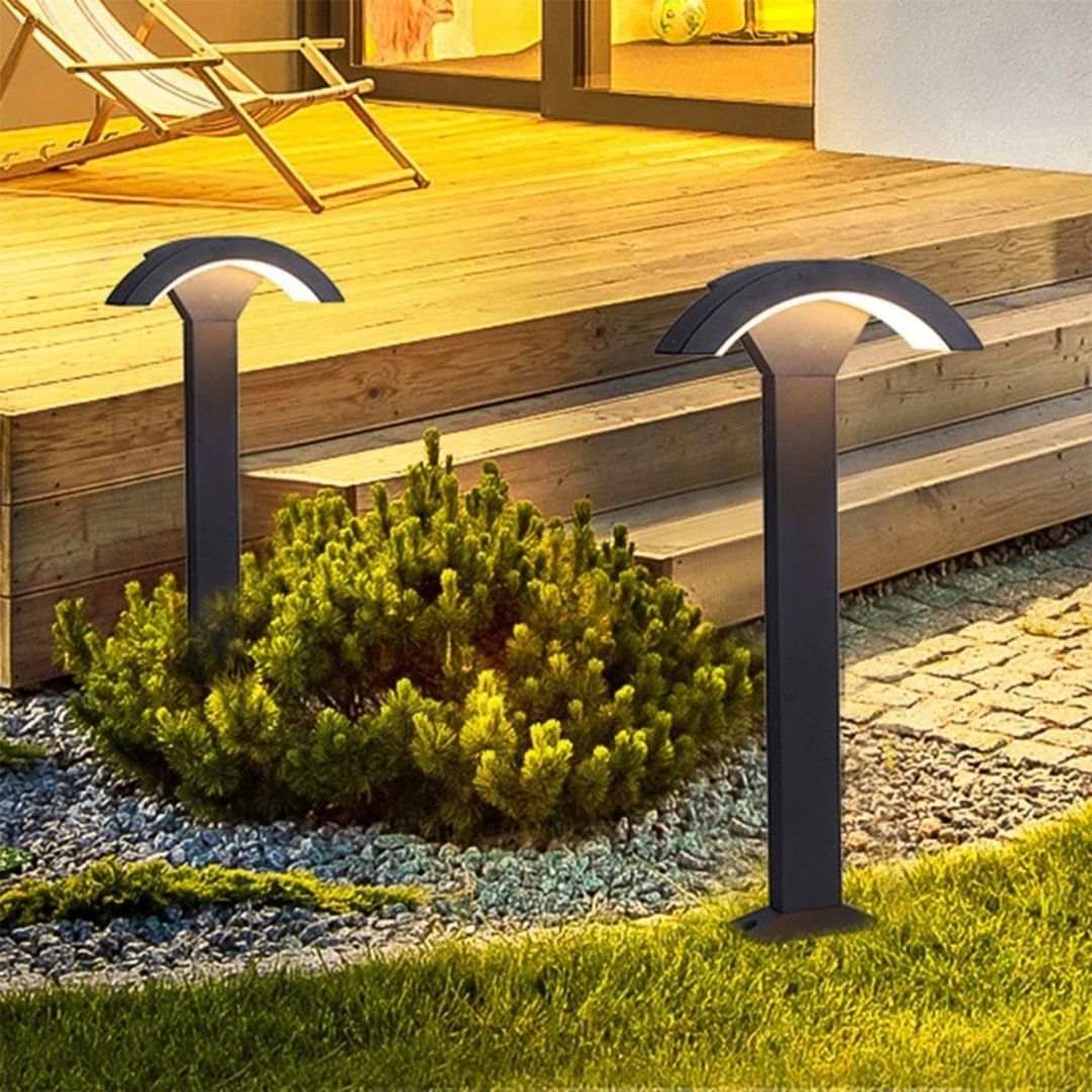 Outdoor LED Bollard Light for Garden and Pathway – 20W Warm White