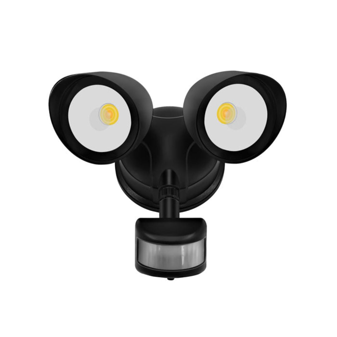 Outdoor LED Security Light with Dual Adjustable Heads – 28W Wall Light
