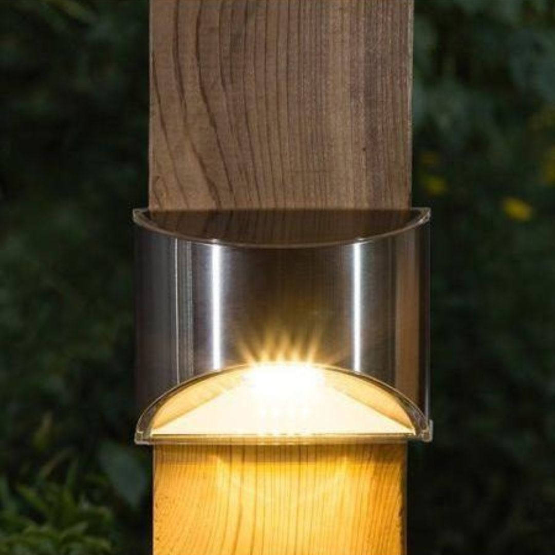 Outdoor LED Wall Light Stainless Steel Waterproof IP65 for Decks & Patios