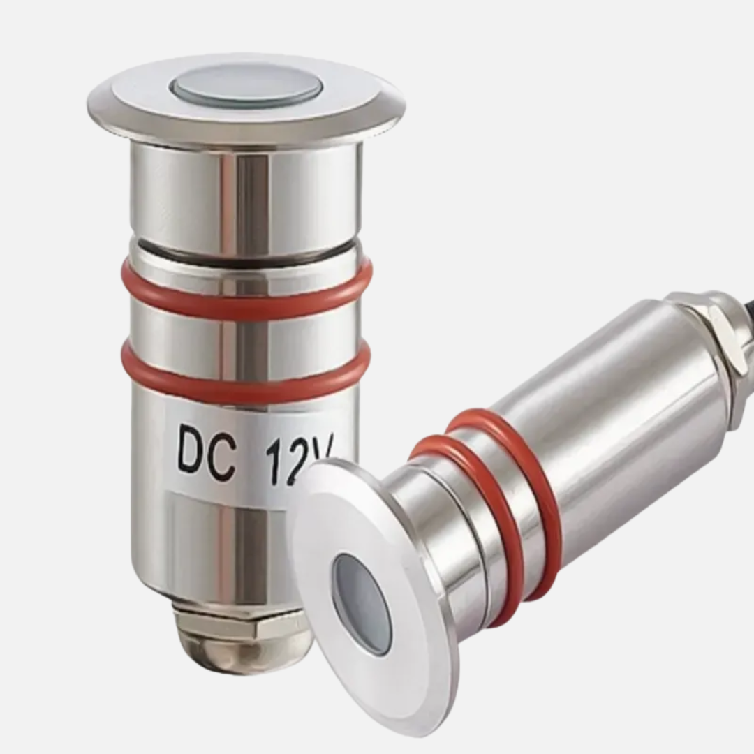Outdoor Recessed Deck Light Stainless Steel IP68 Warm White