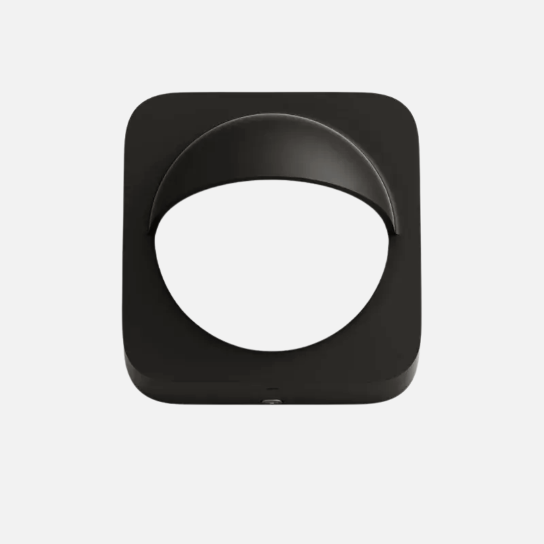Smart Outdoor Motion Sensor Wireless Waterproof Compact Black