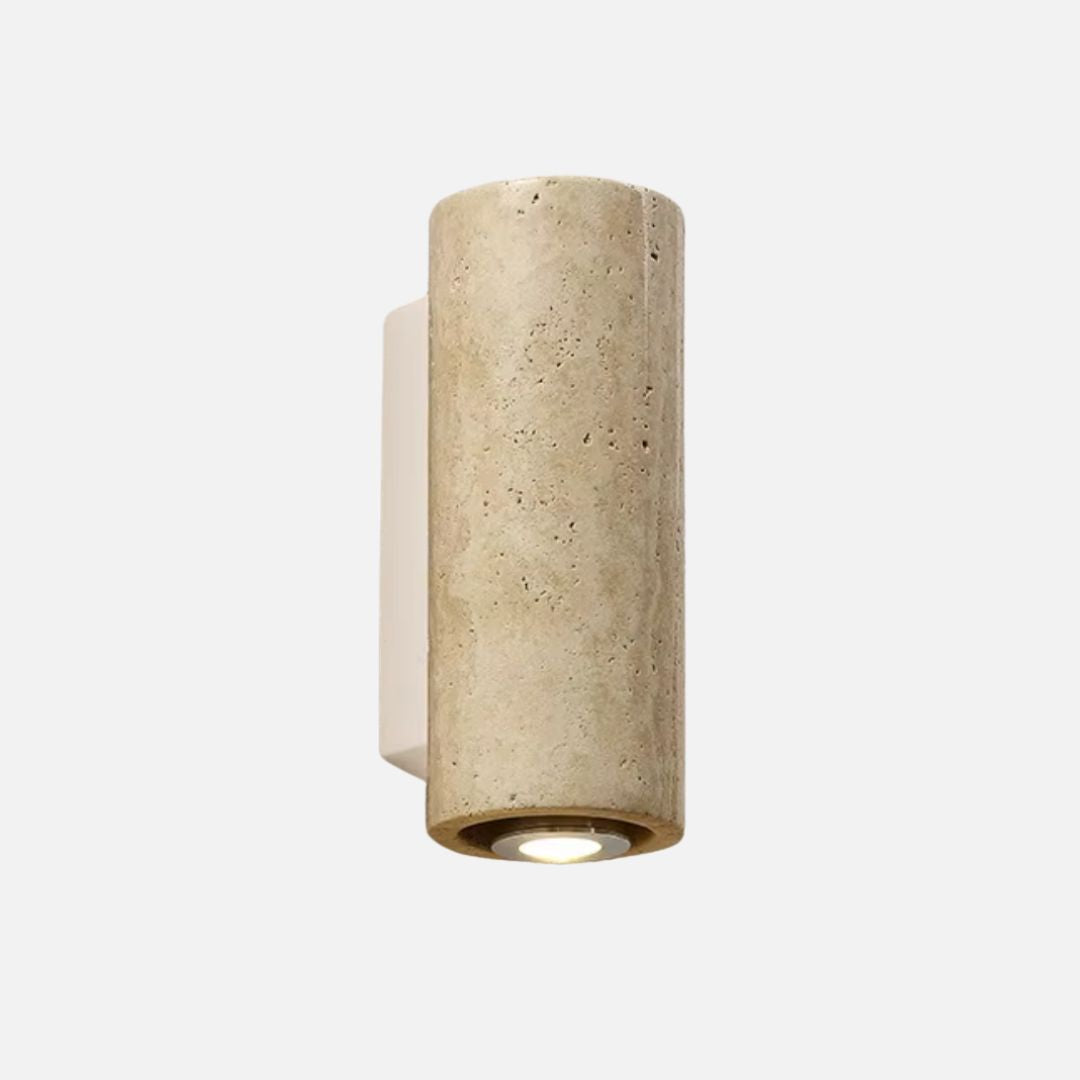 Modern Marble Wall Sconce with LED Lighting for Contemporary Interiors