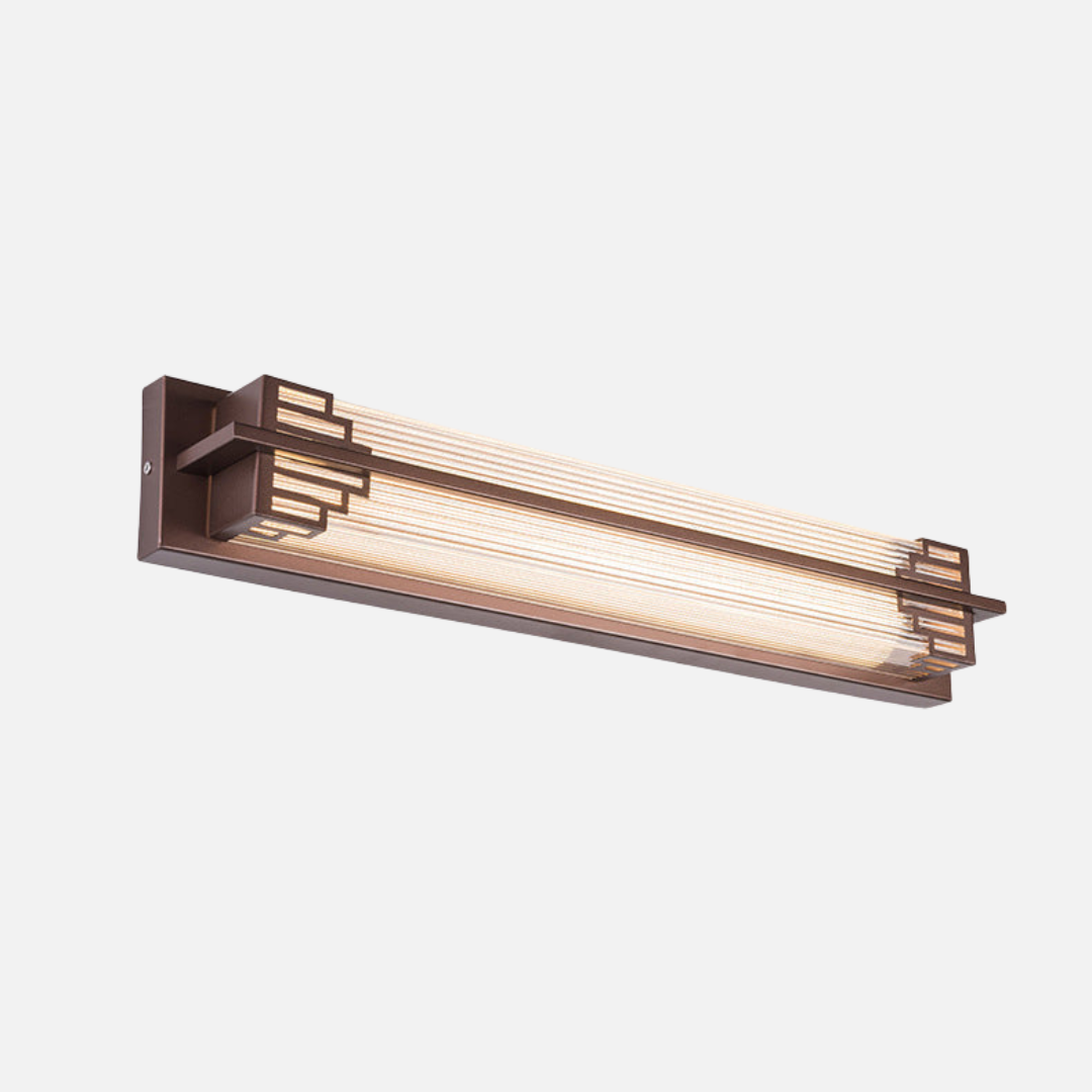 Waterproof Outdoor Wall Light, Stainless Steel & Glass Outdoor Lantern