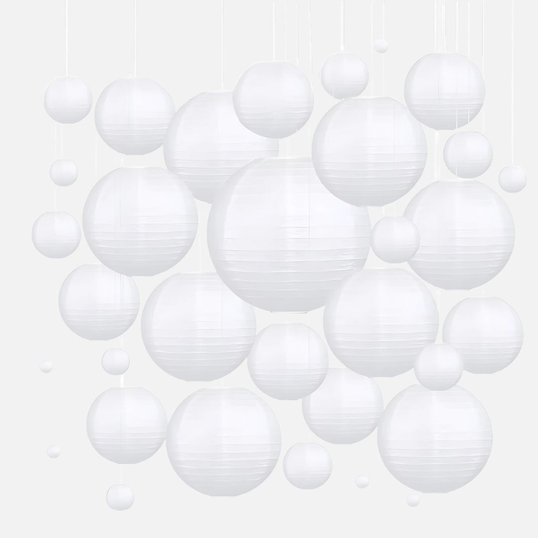 Hanging Paper Lanterns – Elegant Rice Paper Lantern Lights for Events