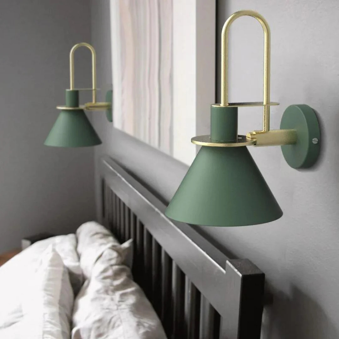 Minimalist Wall Sconce – LED, Iron Finish, Modern Design