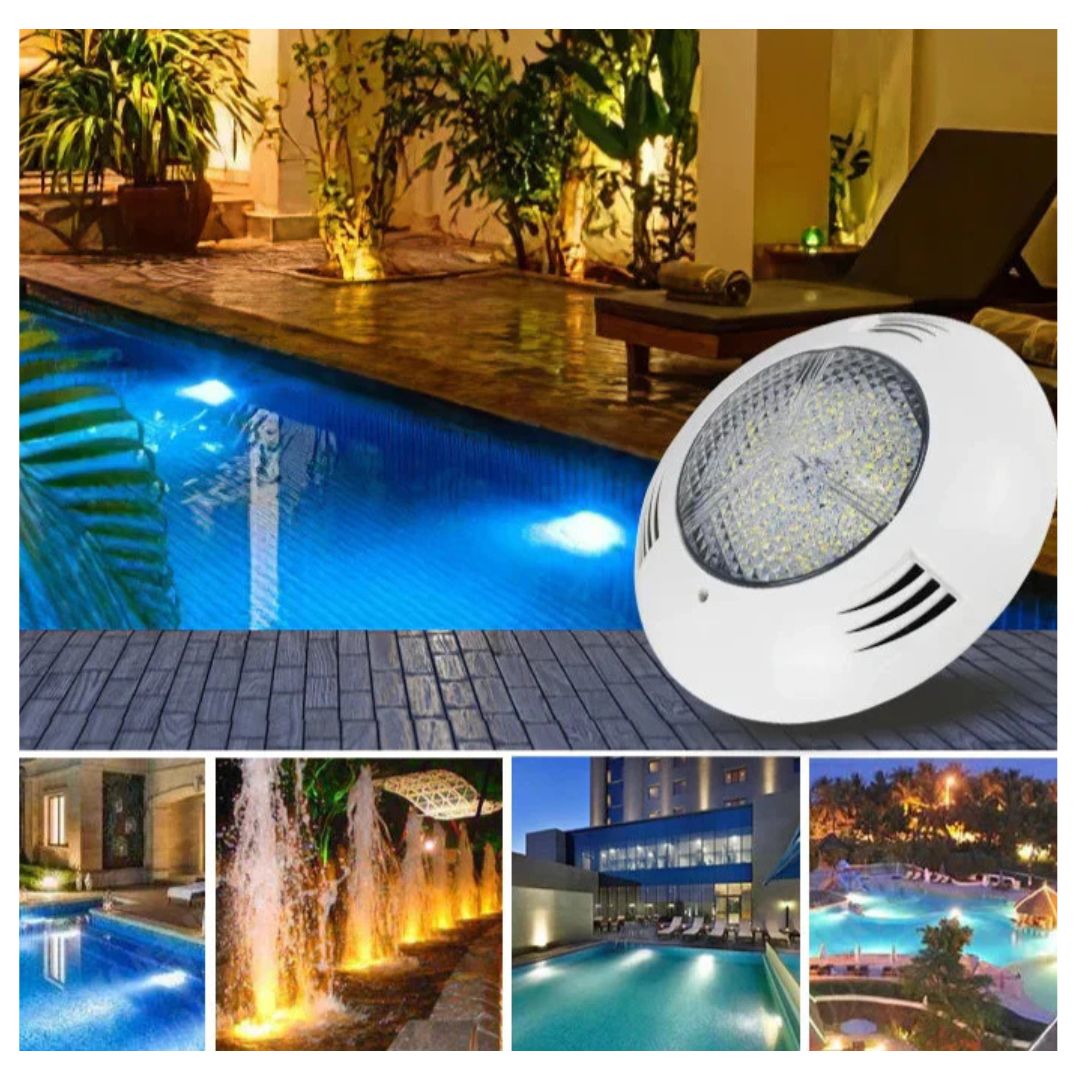 RGB LED Pool Light Waterproof 36W IP68 7 Colors 360 Beads