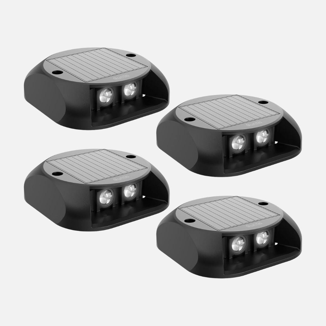 Solar Step Lights Outdoor 8 Pack Warm White IP65 Waterproof Pathway
