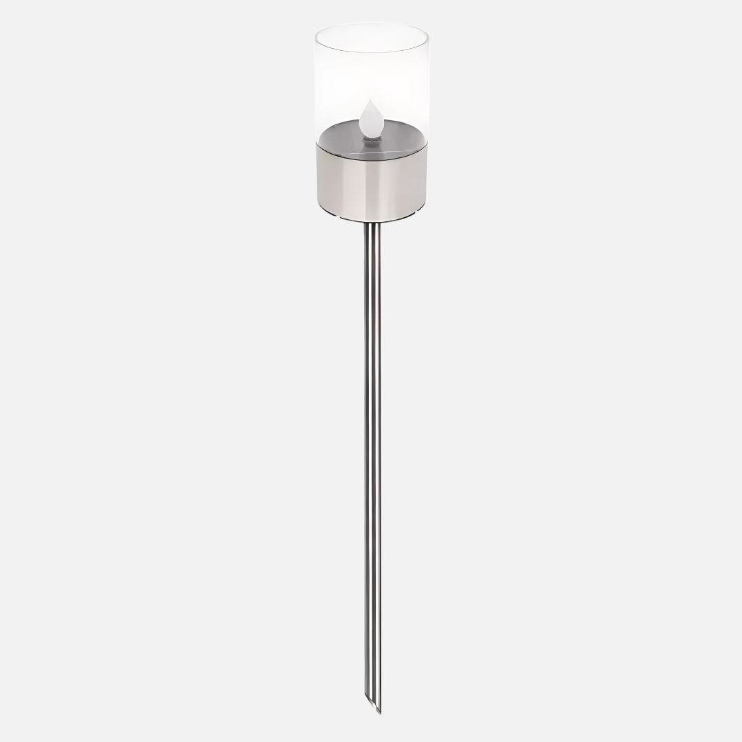 Solar Pathway Lights - 40cm Tall LED Outdoor Lanterns, 4PC Set