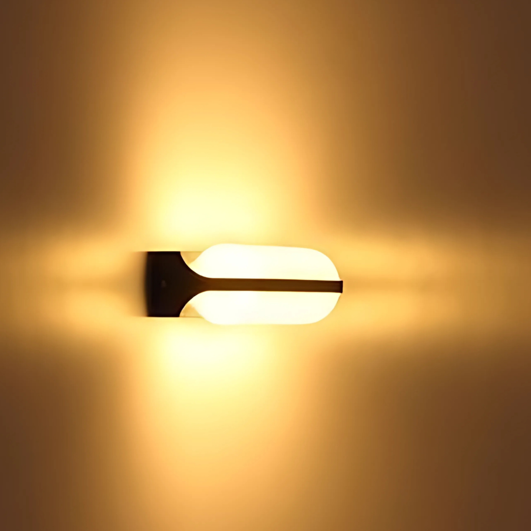 LED Outdoor Wall Light Up Down IP54 3000K Opal Anthracite