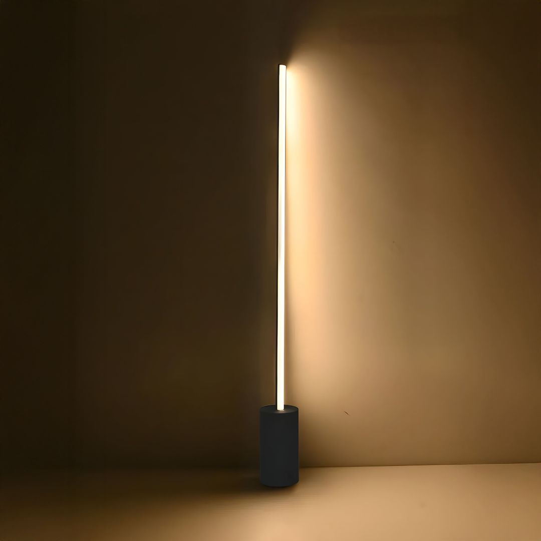 Contemporary Matte Black Outdoor Light Fixture with Adjustable Wattage