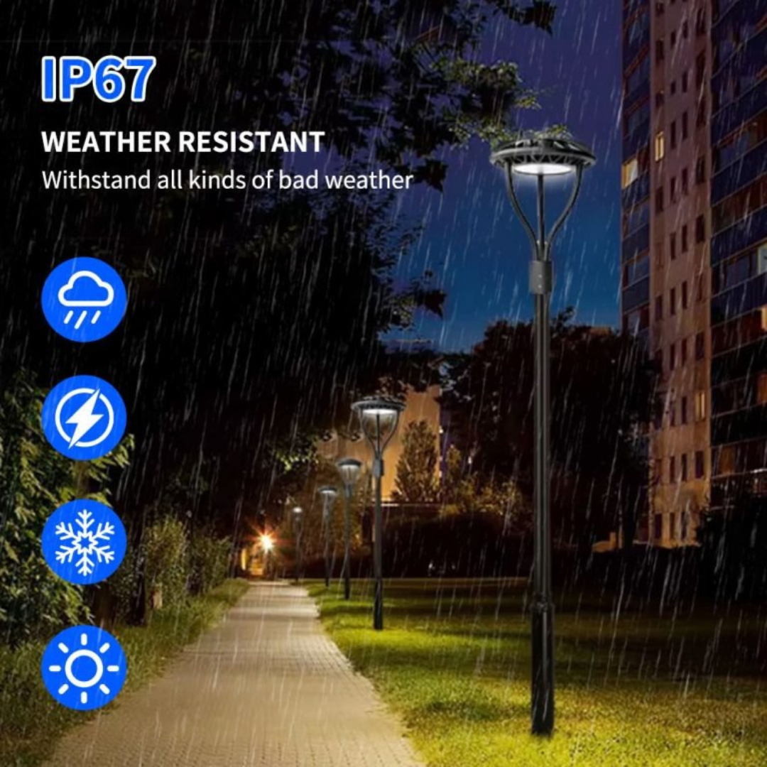 Outdoor LED Pole Light 50W-150W IP65 Waterproof CCT Tunable