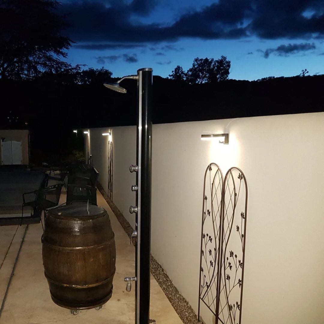 Solar Wall Light with Motion Sensor 300 Lumens Anthracite Grey