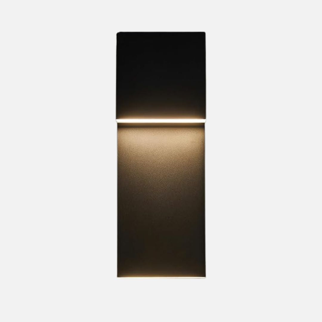 LED Outdoor Wall Sconce 17W Modern Waterproof Light Textured Black
