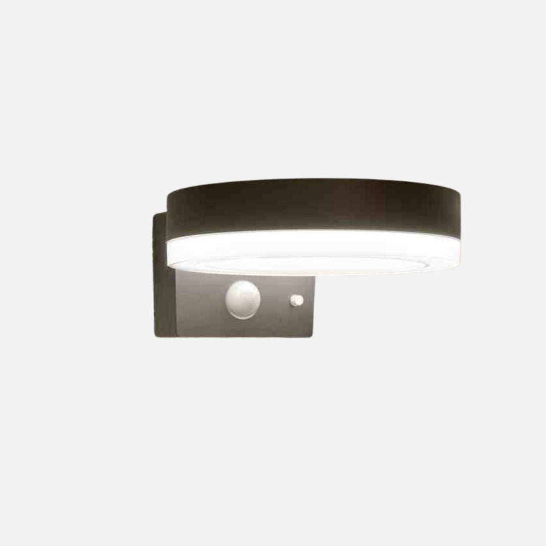 Solar Wall Light with Motion Sensor 300 Lumens Anthracite Grey
