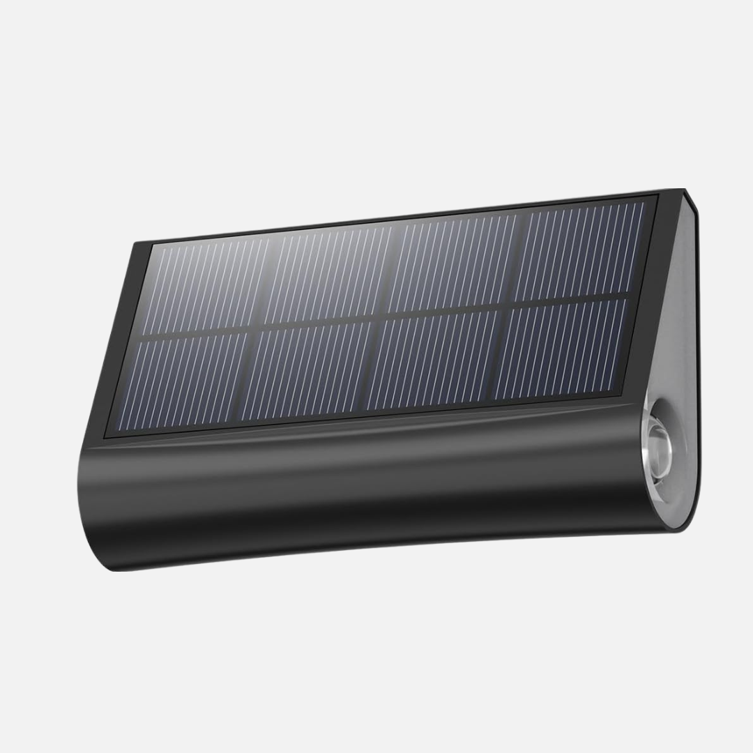 Solar Step Lights Outdoor LED Dual Beam IP54 Wall Mount 3 Pack