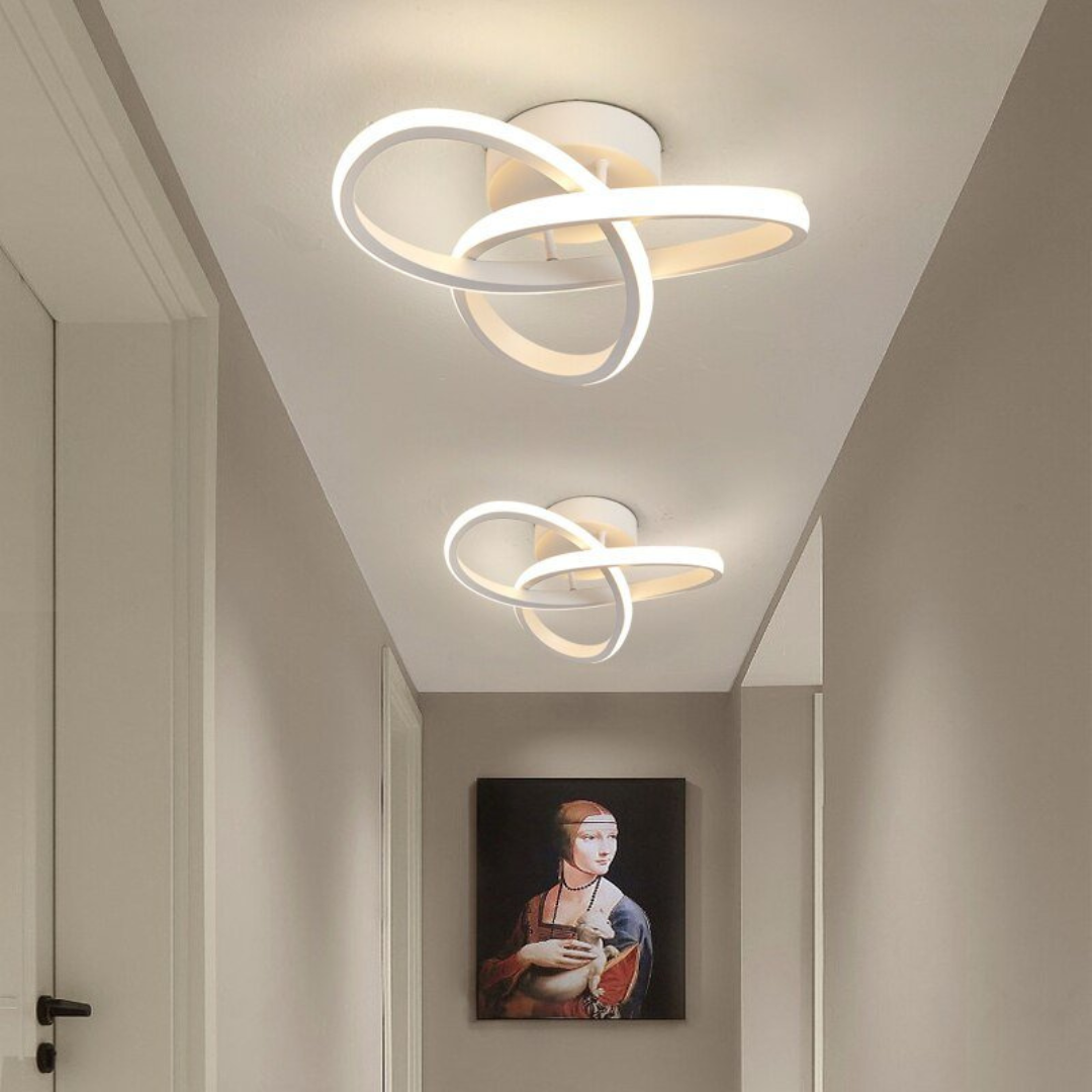 Flush Mount Ceiling Light – Modern LED, Adjustable