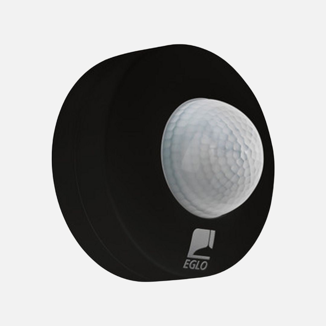 Motion Sensor Light 360 Degree Ceiling Mount IP44 Black Plastic