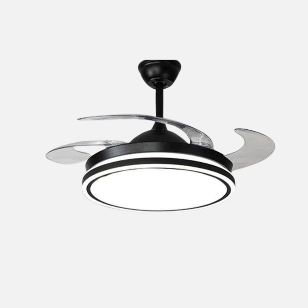 Modern Ceiling Fan with LED Light and Remote Control – 42 Inch Design