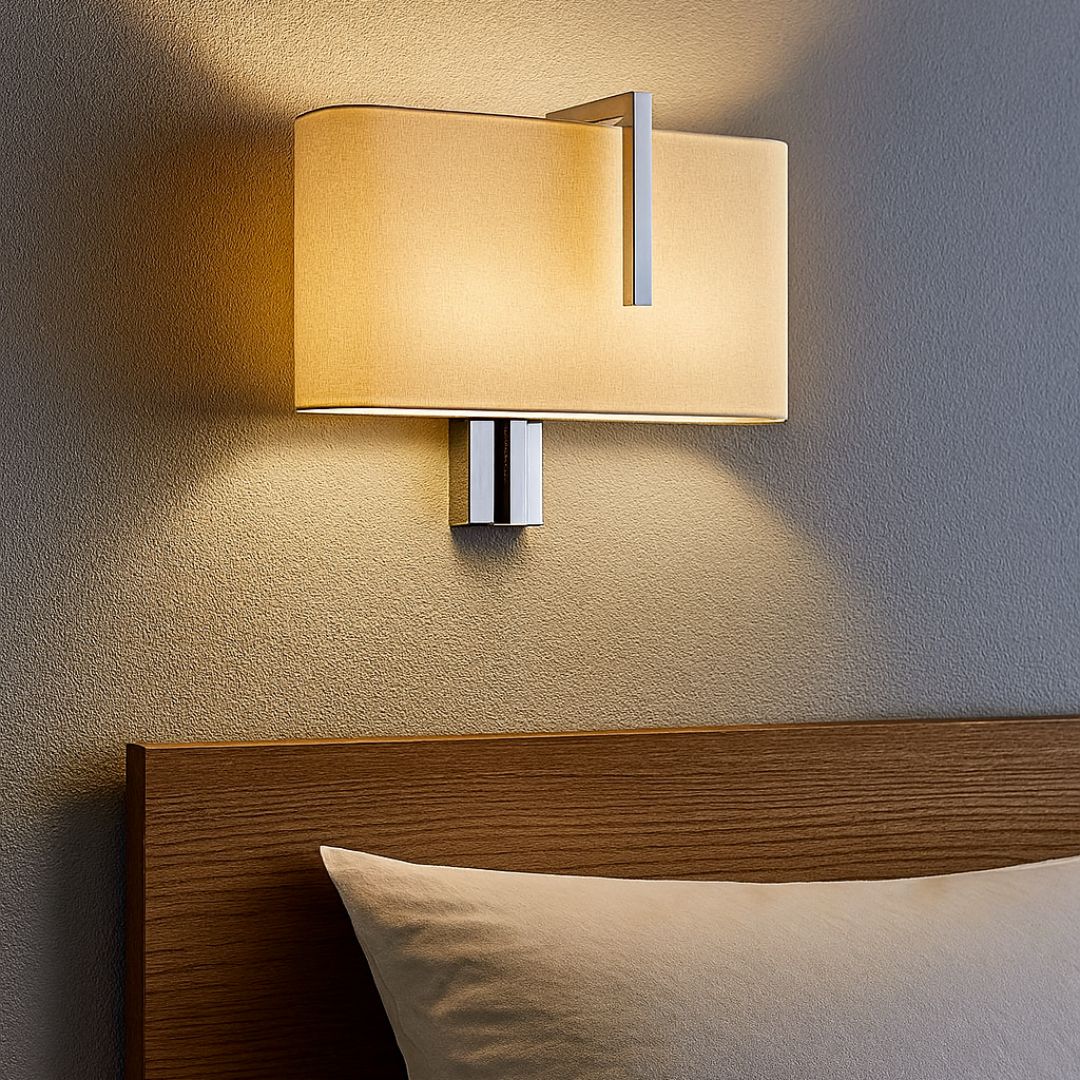 Elegant Wall Sconces for Ambient Lighting – Modern Metal and Glass Design