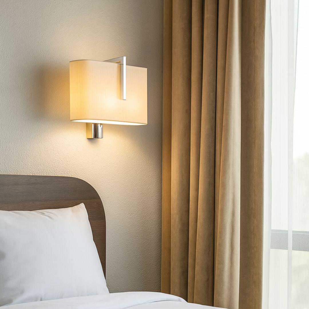 Elegant Wall Sconces for Ambient Lighting – Modern Metal and Glass Design