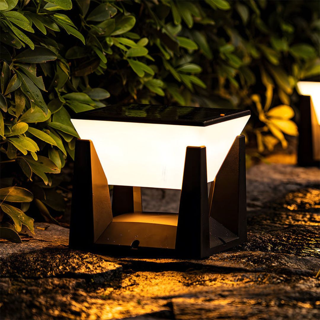 Solar-Powered Outdoor Wall Lights – Weather-Resistant Solar Garden Lights with Automatic Dusk-to-Dawn Sensor