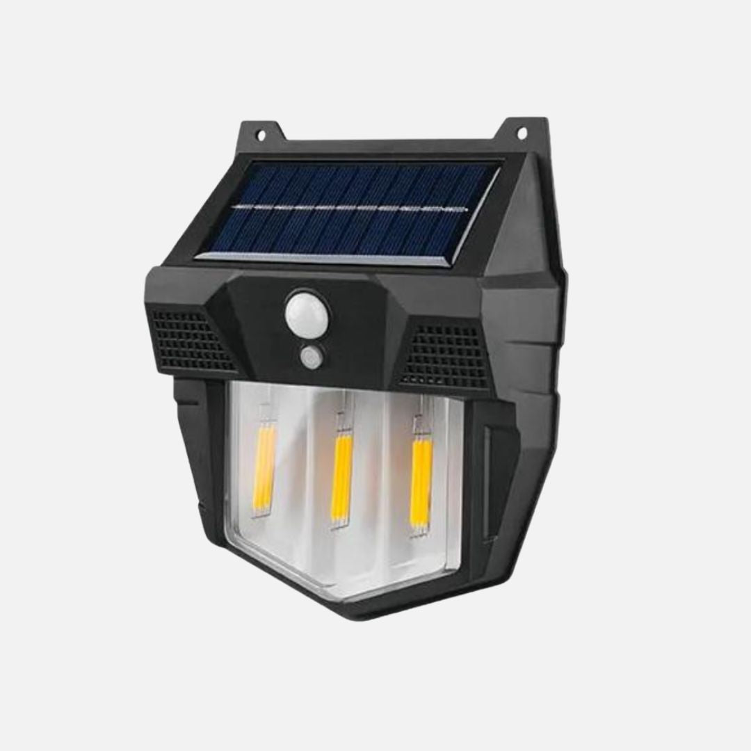 Solar Wall Lamp Outdoor 2-Pack with Motion Sensor and IP65 Rating