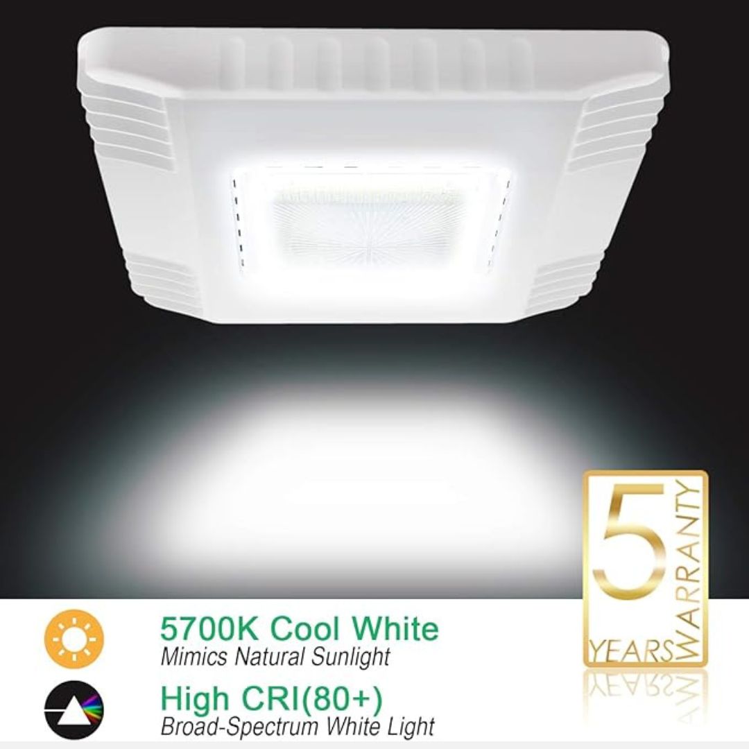 150W LED Canopy Light Outdoor Waterproof 5700K Ceiling Mount Fixture