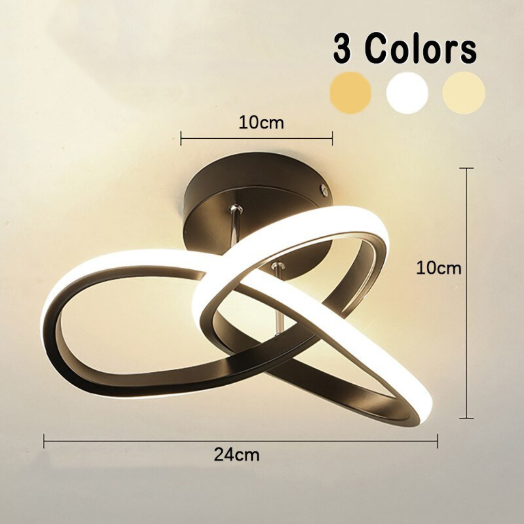 Flush Mount Ceiling Light – Modern LED, Adjustable