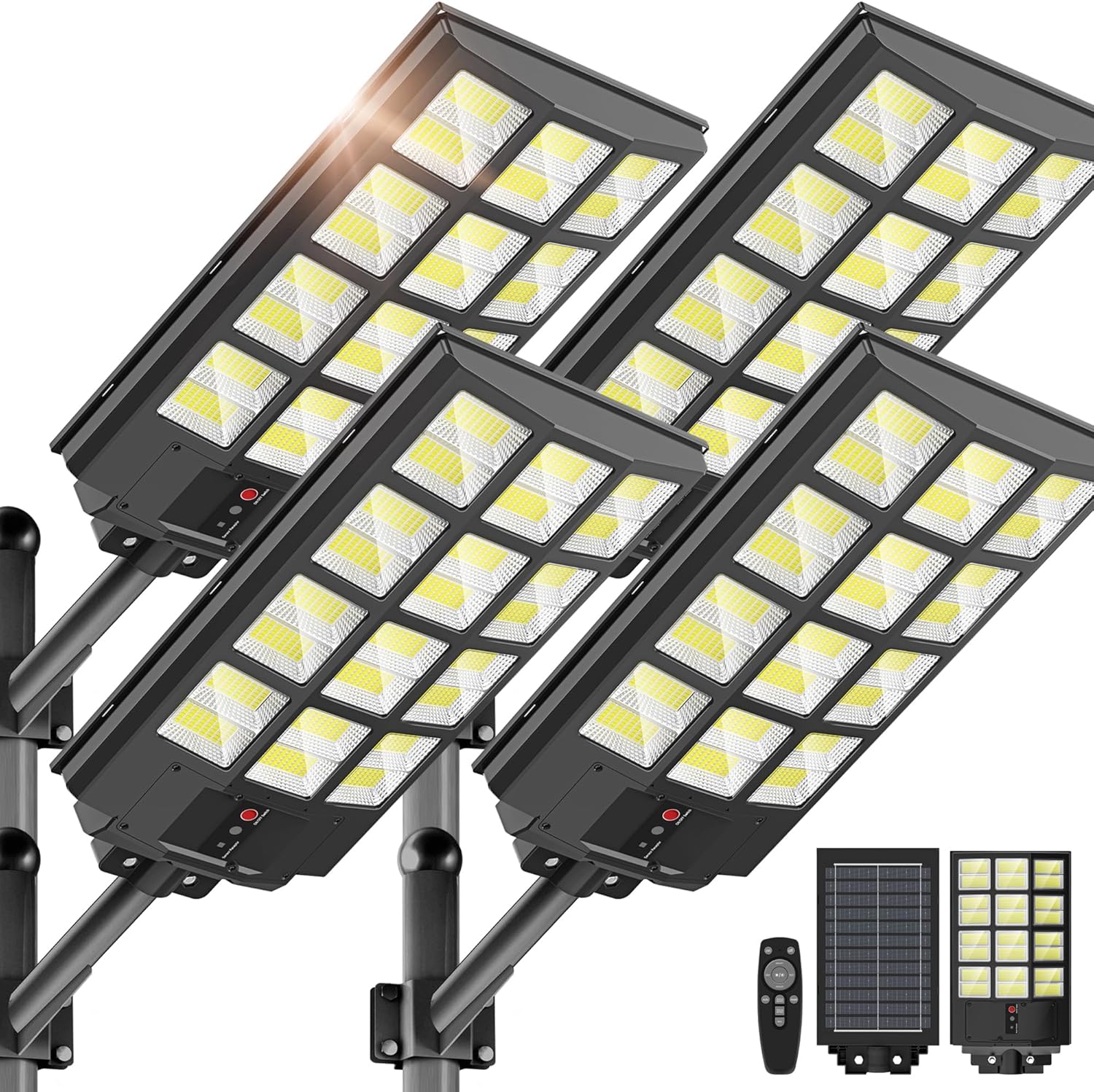 Solar Street Light Motion Sensor Waterproof LED Outdoor Lamp