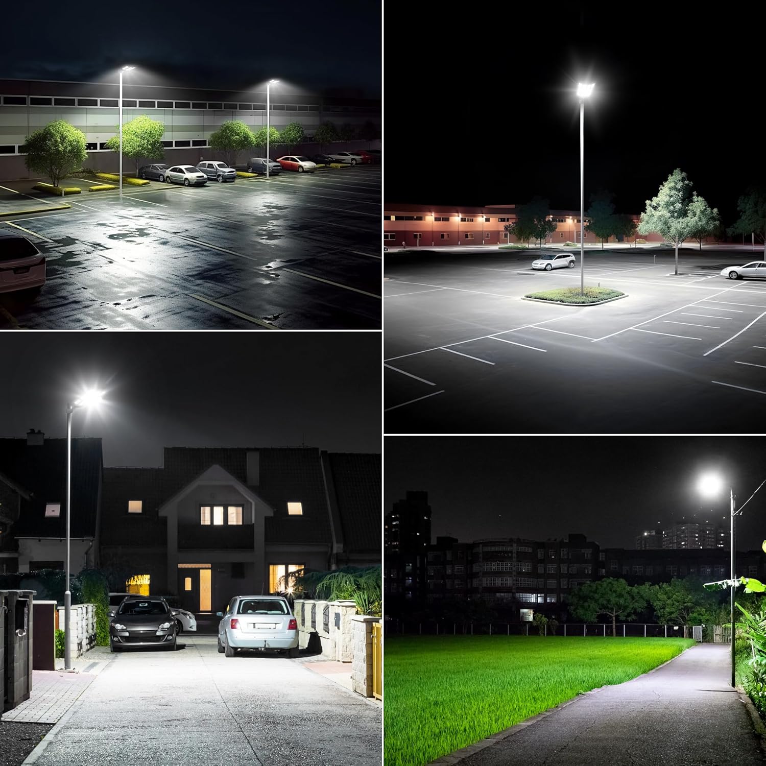 Solar Street Light Motion Sensor Waterproof LED Outdoor Lamp