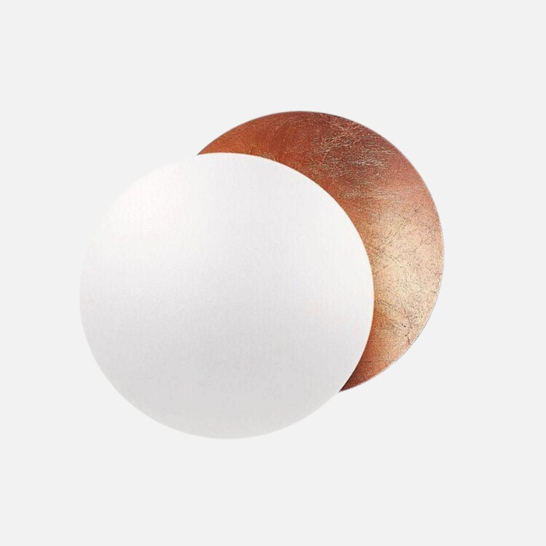 Gold Eclipse LED Wall Lamp – Modern Rotating Wall Light