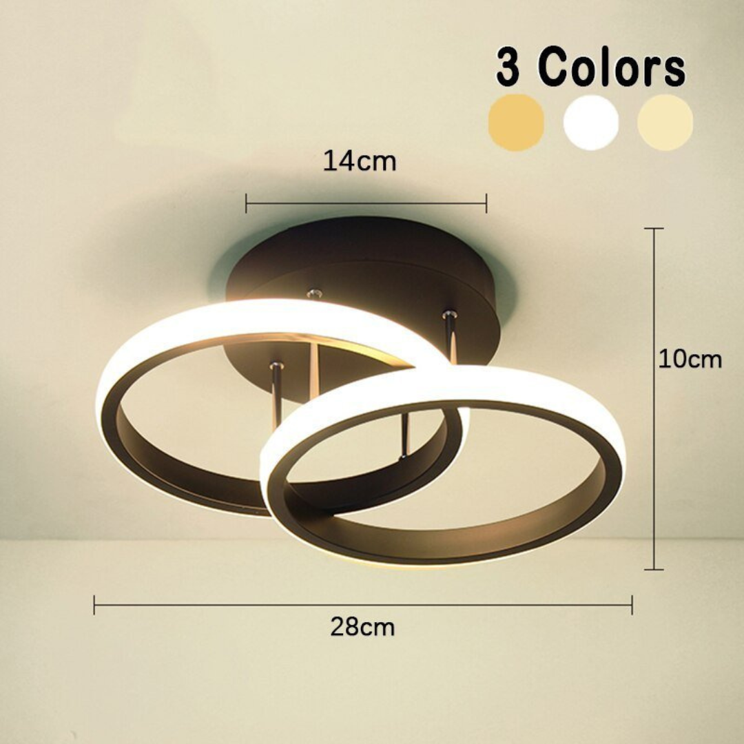 Flush Mount Ceiling Light – Modern LED, Adjustable
