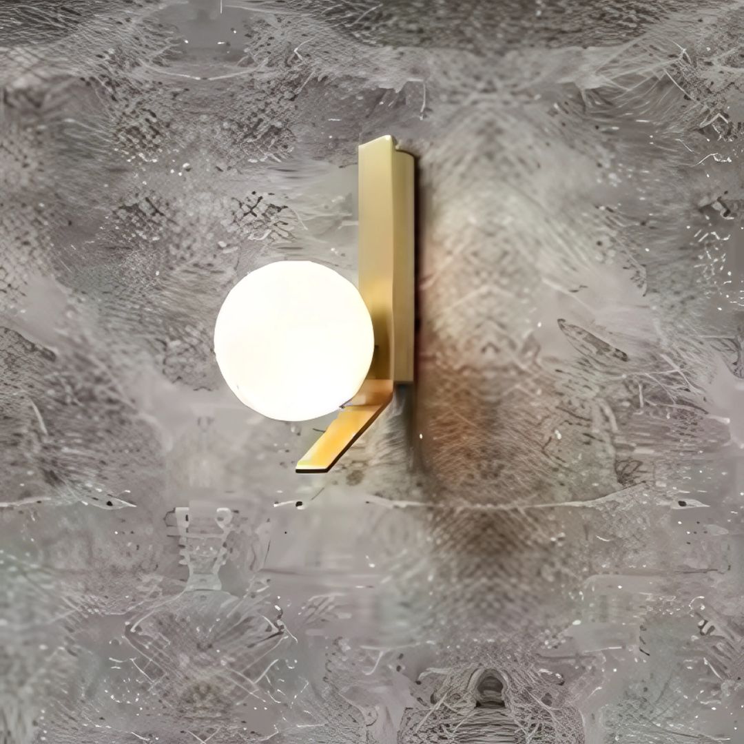 Modern Bronze Wall Sconce, 12x26cm Elegant Wall Lamp for Stylish Lighting