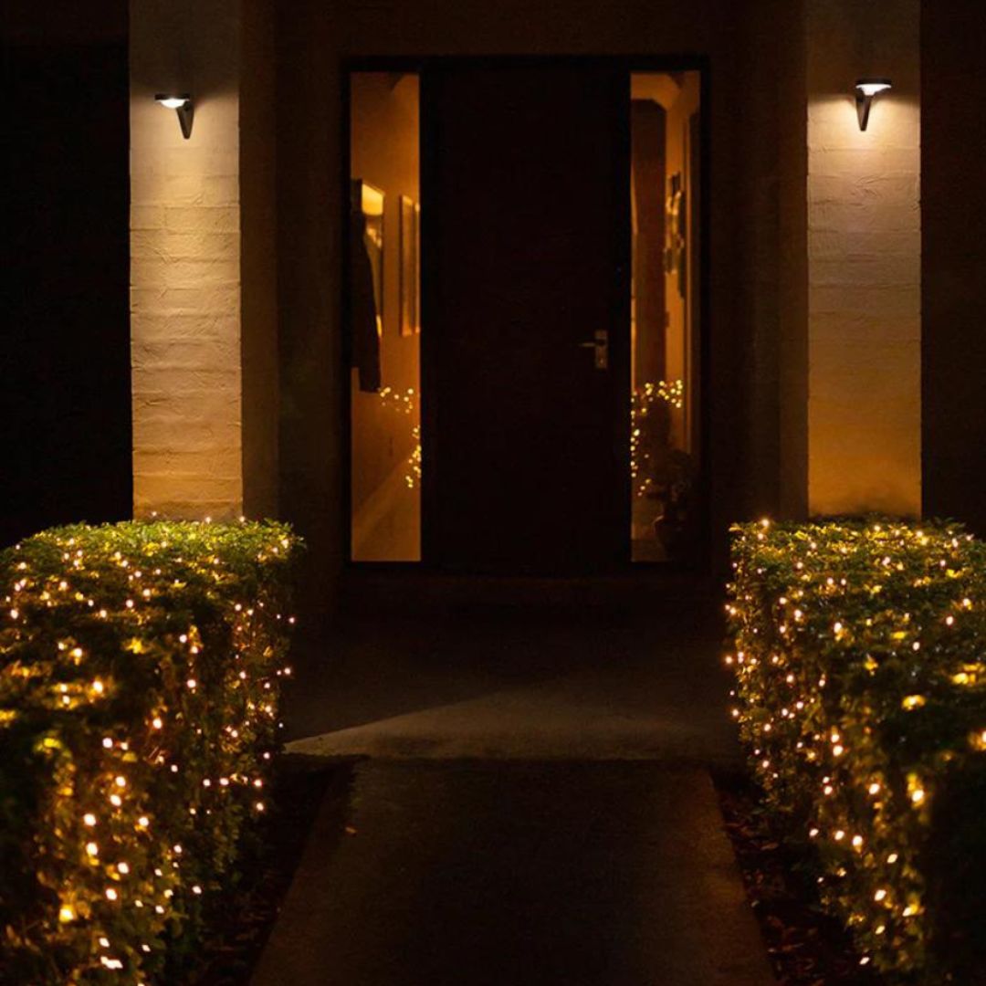 Solar Fairy Lights Outdoor 200LED Warm White IP65