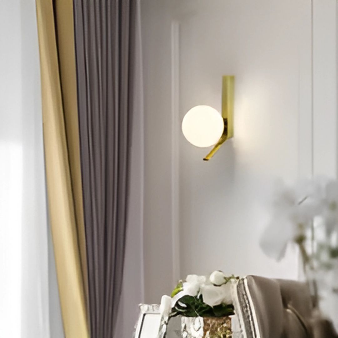Modern Bronze Wall Sconce, 12x26cm Elegant Wall Lamp for Stylish Lighting