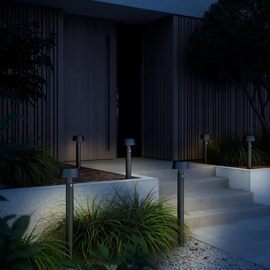 Solar-Powered Outdoor Light with Motion Sensor – 360-Degree Illumination