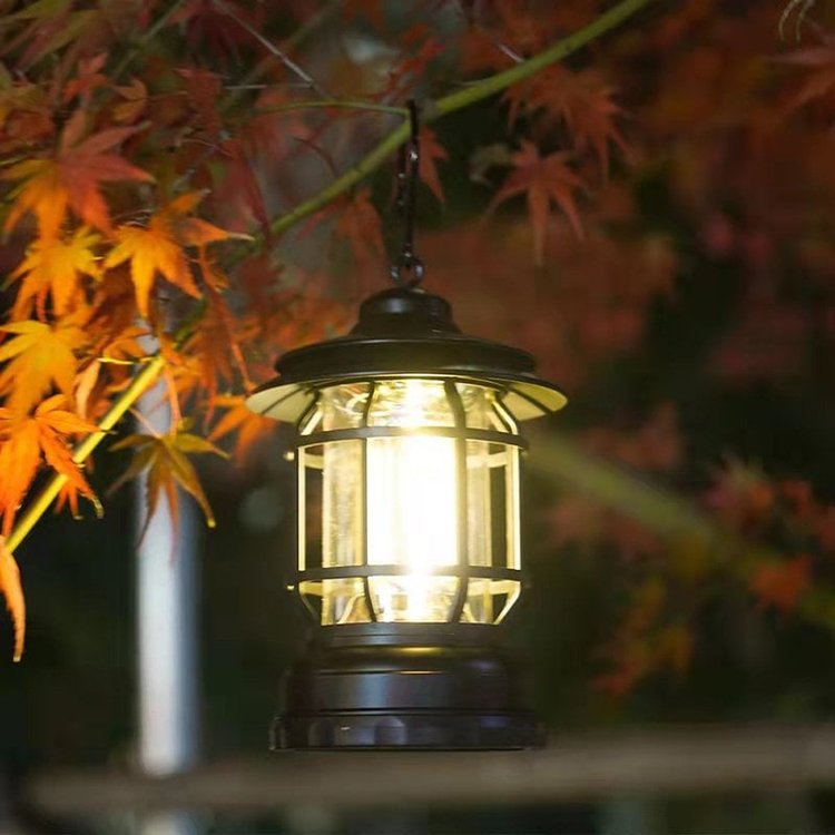 Rechargeable LED Camping Lantern - Best Portable Dimmable Light with Magnetic Hook for Outdoor and Indoor Use