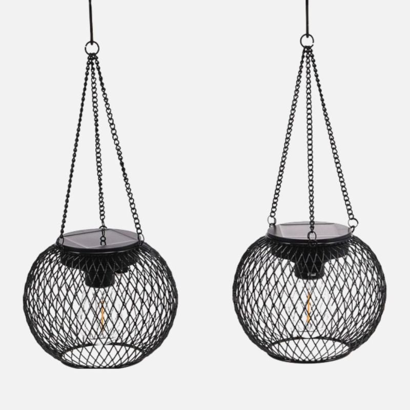 Solar-Powered Garden Lantern with Magical Firefly Effect – Waterproof and Easy to Install
