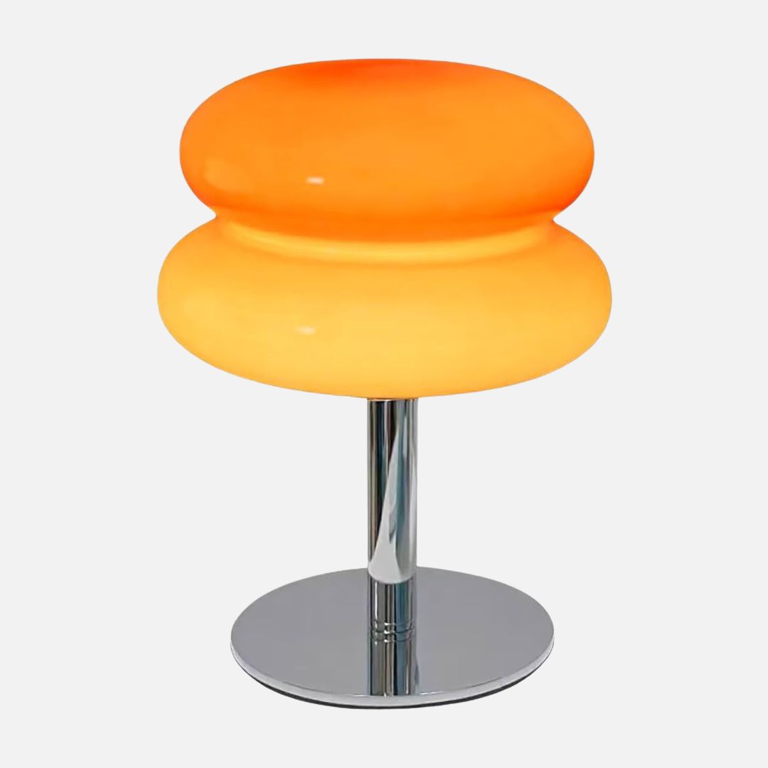 Glass Table Lamp – Dimmable, Cloud Design, 3 Color Modes
