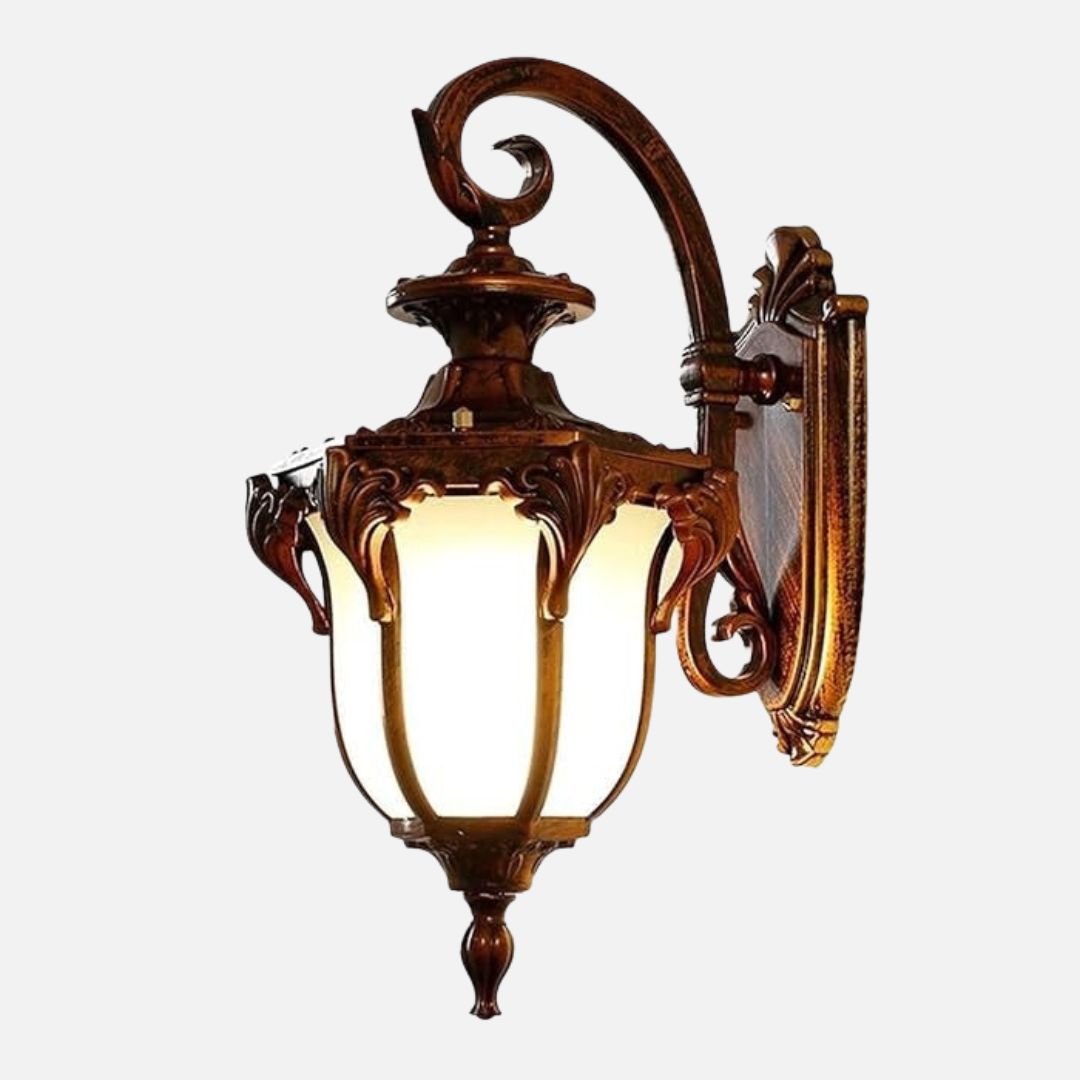 Vintage Weatherproof Outdoor Wall Light - Die-Cast Aluminum Exterior Sconce