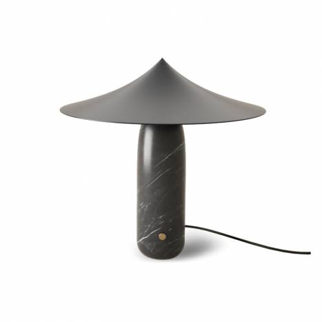 Elegant Table Lamp with Marble Base and Integrated LED – Modern Bedside or Desk Lamp