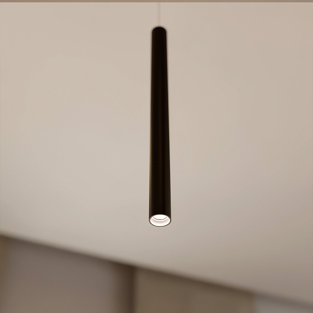 Minimalist Glass Pendant Lamp – Adjustable Height Kitchen Pendant Lighting for Modern Homes